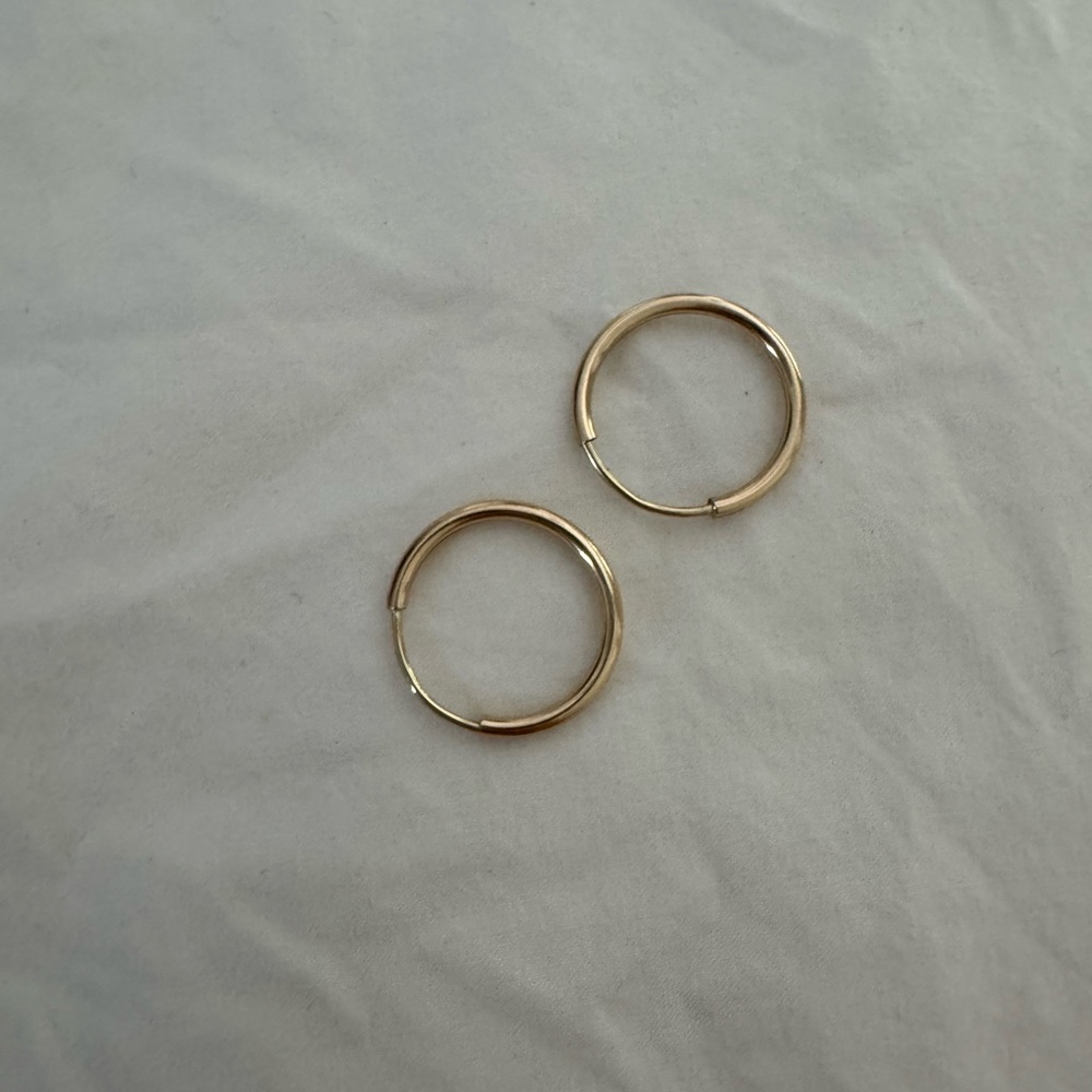 Quince 14k Gold Hoop Earrings